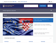 Tablet Screenshot of hgk.hr
